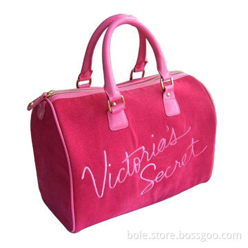 Makeup Bag for Ladies, Made of Velvet, Sized 27x14.5x19cm